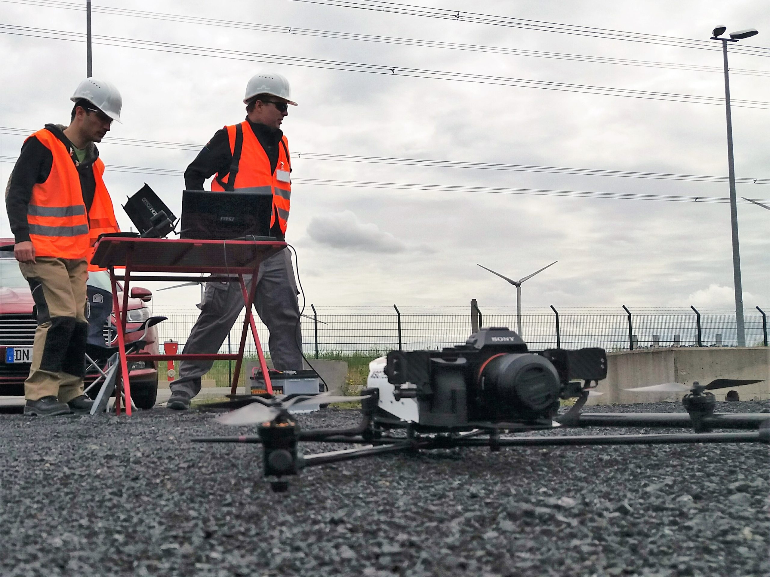 Drone flight Eemshaven 01